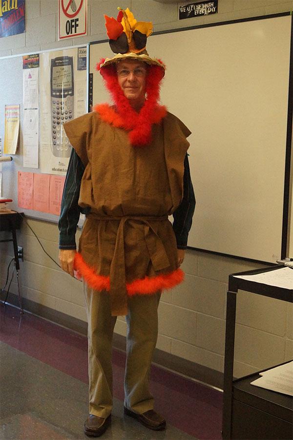 Math teacher Mike Briggs was the 2014 Turkey Teacher. Key Club sponsors the competition to raise funds each year.