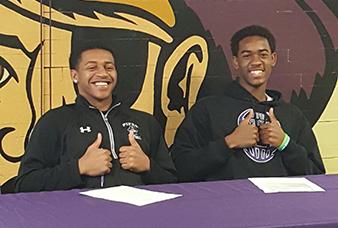 Seniors Ashtin Letcher signed to play football at Hutchison College and Keelon Van signed to play at William Jewel College. “To be honest I didn’t even know there were rules to signing,” Van said. “I suppose it is important to know the regulations before hand.”