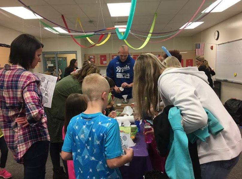 Due to the change in club meeting times during the school year, Key Club has experienced lower levels of participation at club events, including STEAM night at the elementary school.