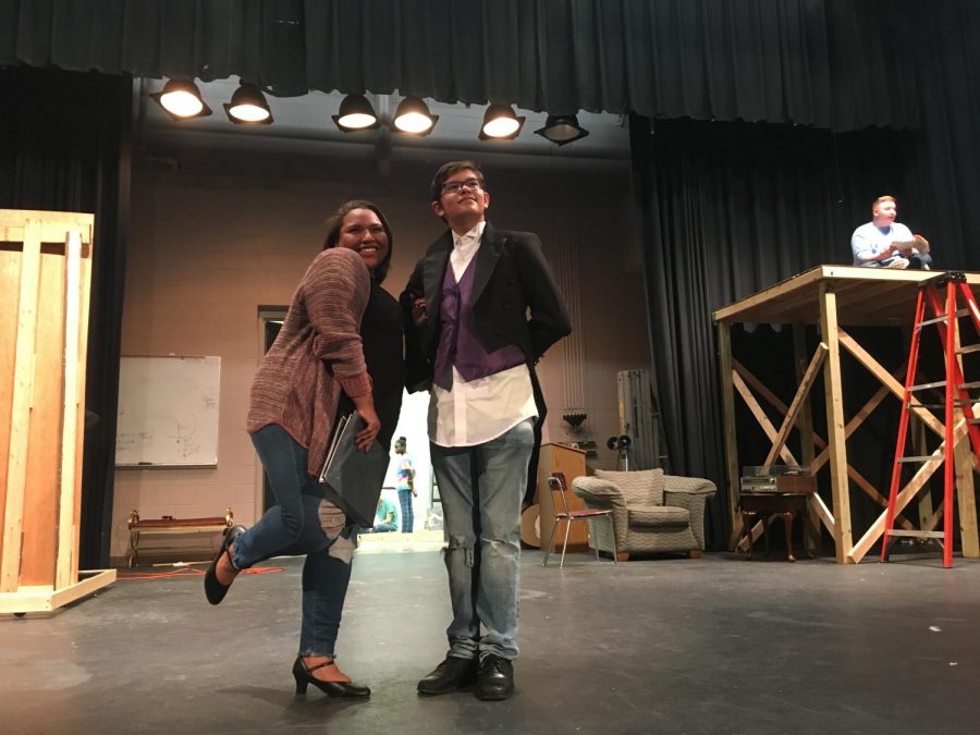 Senior Alena Riley and freshman Sam Nunez play two colorful characters that fall in love, despite their differences.