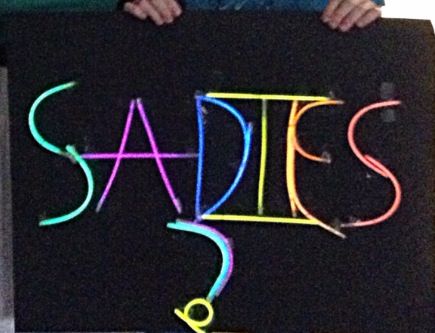 Senior Savannah Stimac invites junior Logan Ferris to the Sadie Hawkins dance. 