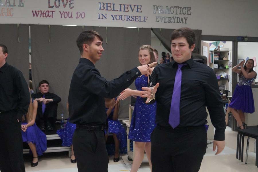 The Keeper of the Keys was passed on from Isaia Wilcoxen to Drew Novak. This honor is passed down from a senior to a junior of their choosing.