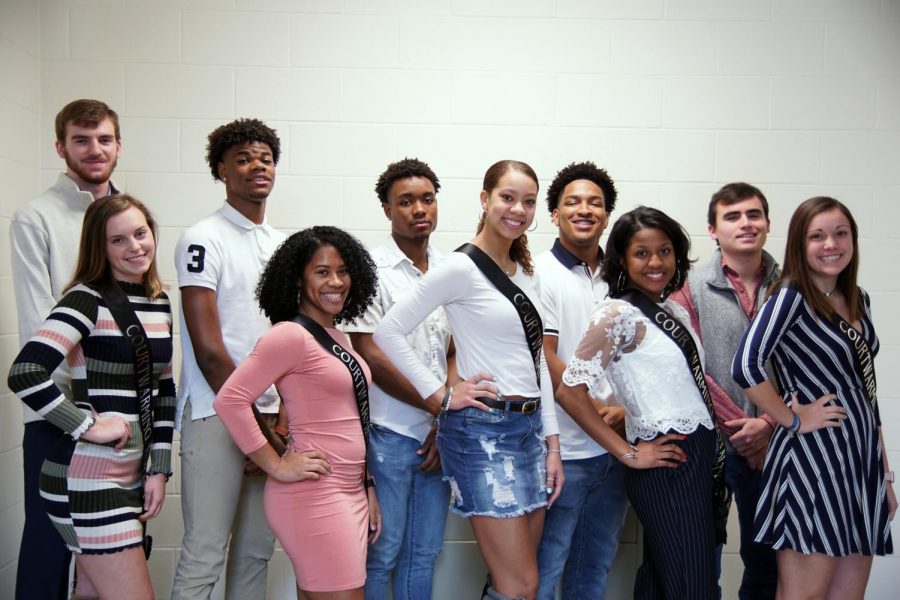 BACK ROW (left to right) Charlie Connor, Braijion Barnes, Tyrone Bates, Esrom Griffin, Kimball Backus. FRONT ROW (left to right) Grace Hawley, Jada Simmons, LaKya Leslie, Charity Monroe, Josie Barbosa 