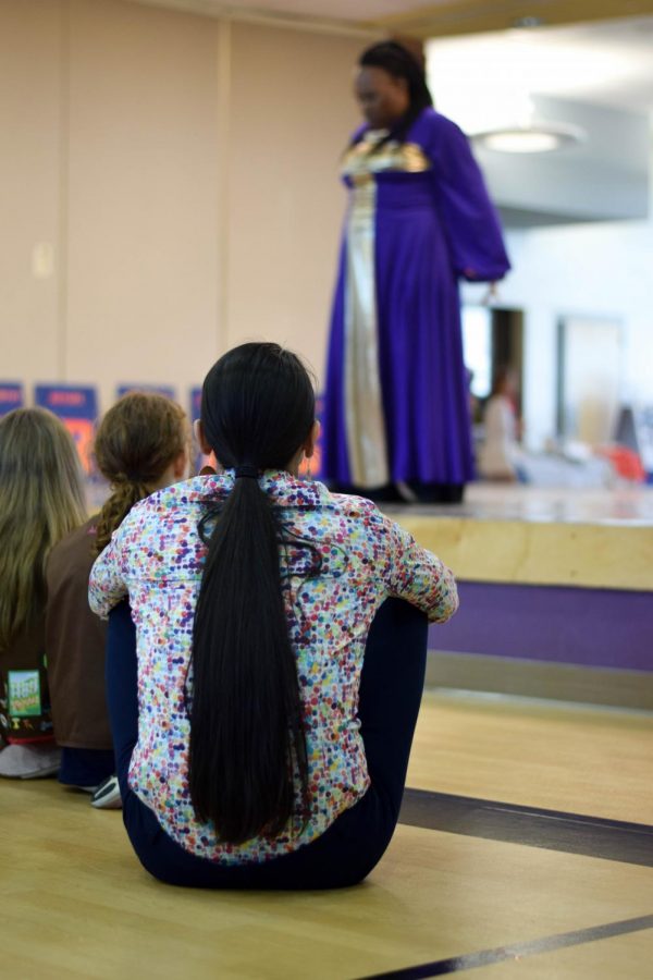 After finishing the Q & A, Davids watched the several dances performed at the diversity event. There were also many booths about different cultures around the gym.