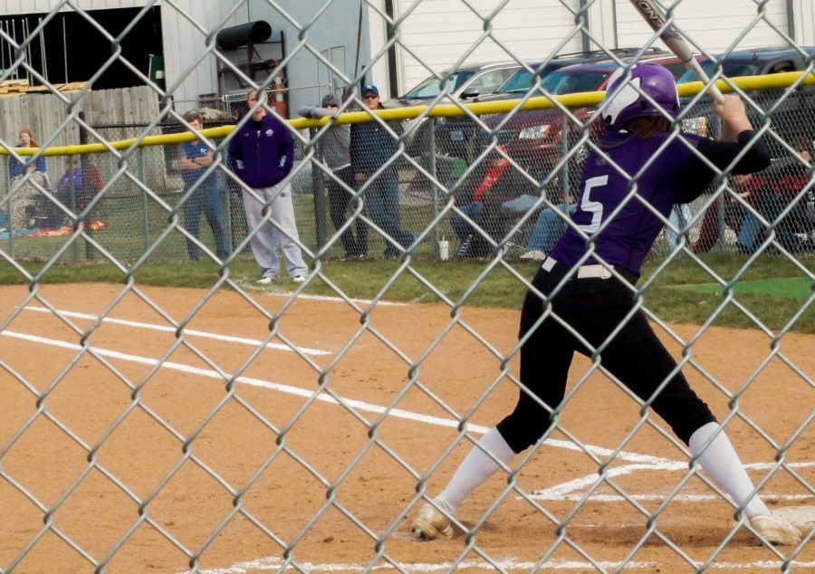 Junior Grace Banes prepares for the pitch