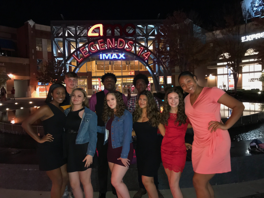 Sophomores celebrate "Fake Homecoming" (foco) by dressing up, going out for dinner, and taking pictures. 