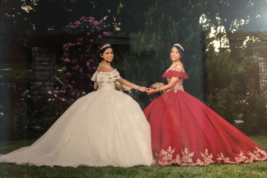 Juniors Emely and Elizabeth Lopez-Cardona celebrated their Quinceañera in July, 2019.