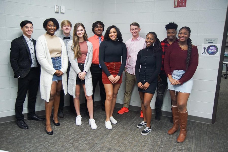 Back Row Left to Right: Kyron Fergus, Logan Wright, Antonio Cobbs, Joseph Boyd, Brandon Snell.
Front Row Left to Right: Amari Lynch, Gwen Gambrill, Cameron Letcher, Taylor Sims, Dawnyale Bruce.