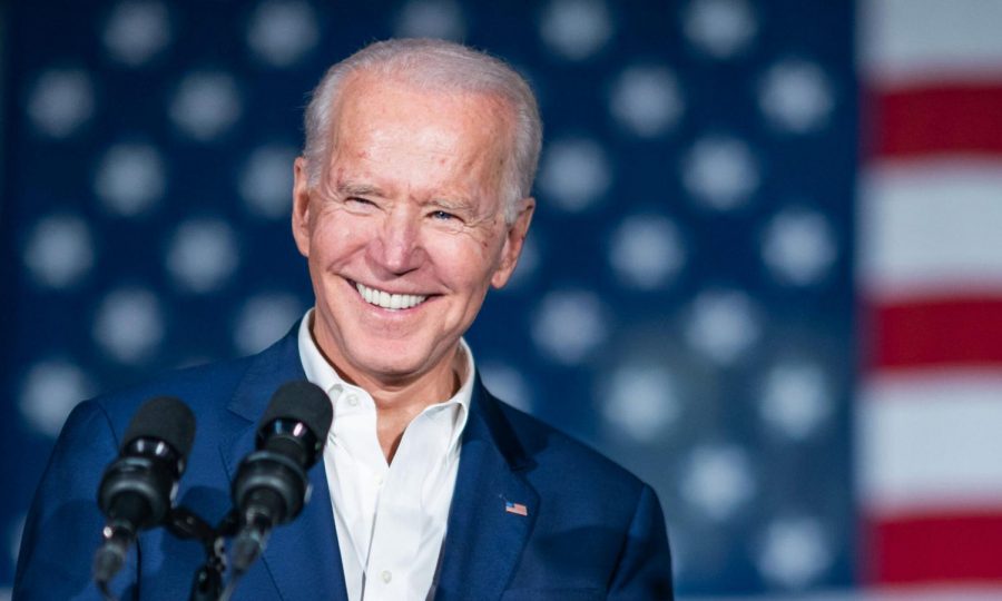 Joe Biden delivers a speech during an event in Jackson, MS.