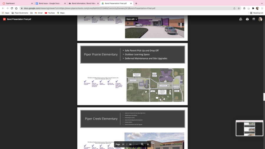 The Piper Prairie Elementary school building will stay at the same location but be renovated. 