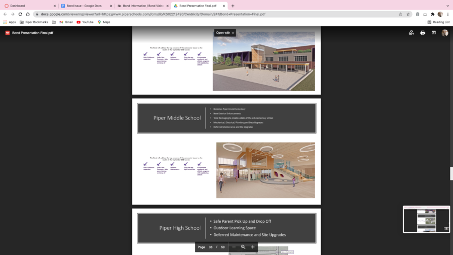 The Piper Creek Elementary school will move to what is now the Piper Middle School.