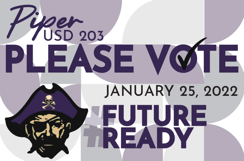 The Piper USD 203 school district used the hashtag #futureready to encourage voters to vote Yes on the bond.
