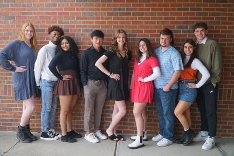 (Left to Right): Julie Jones, Jahnye Jamison, Amara Williams, Matthew Grimm, Kayden Collette, Mackenzie Jones, Brody Lanter, Audrey Menzies, and Seth Briggs.
Not Pictured: Jaron Briggs