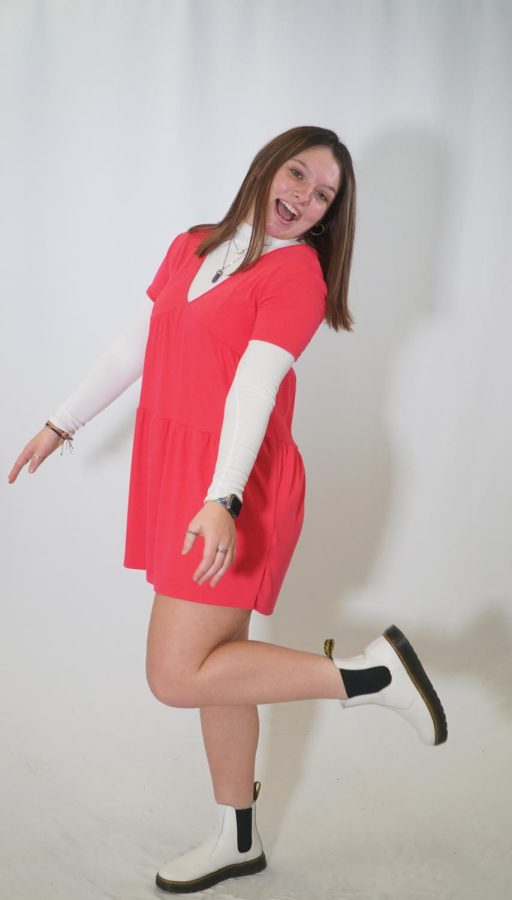 Queen Candidate Mackenzie Jones: FCCLA President one year. FCCLA Board Member for two years. Piper Soccer for four years. Piper Powerlifting for three years. After high school Jones plans on attending MidAmerica Nazarene University for powerlifting while studying elementary education. Her most embarrassing moment was when she fell asleep in Algebra 2 and landed on the ground in her sleep. Jones’s celebrity crush is Jack Harlow and a fun fact about her is she has attended seven different schools in four different states.