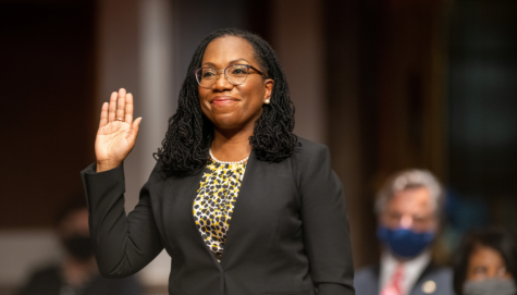 Judge Ketanji Brown Jackson during her hearing in front of the senate.