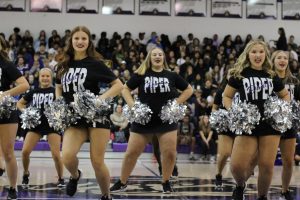 Dancers perform at the Homecoming pep rally in October